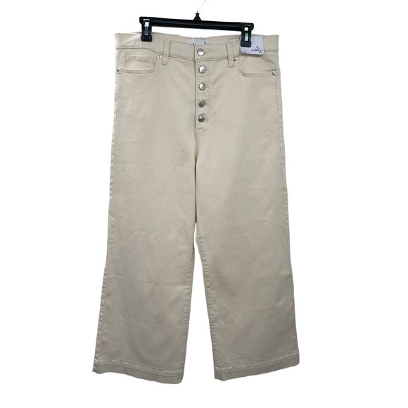 Sam Edelman Pants - Sam Edelman Codie High Rise Wide Leg NEW 32/14 Undyed Natural